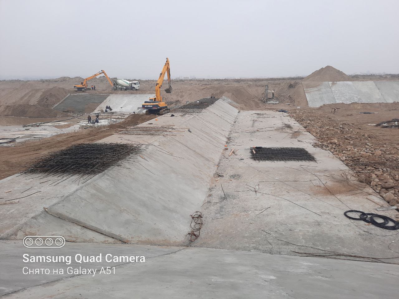 Qashqadaryo daryosida qurilayotgan Gidrotexnik inshoat