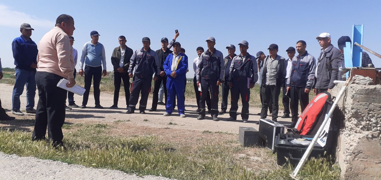 Koson tumani Qarshi magistral kanali Sherbek gidropostida seminar tashkil etildi