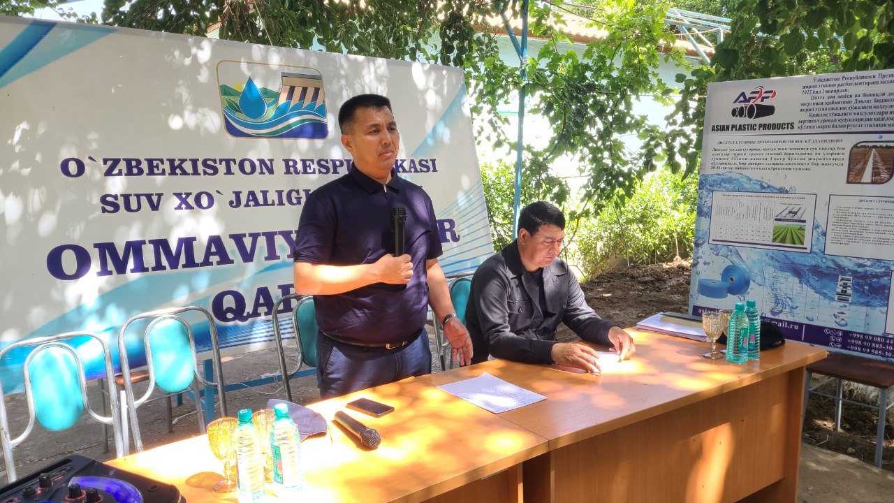 VAZIR O‘RINBOSARI KOSON TUMANIDA SAYYOR QABUL O‘TKAZDI