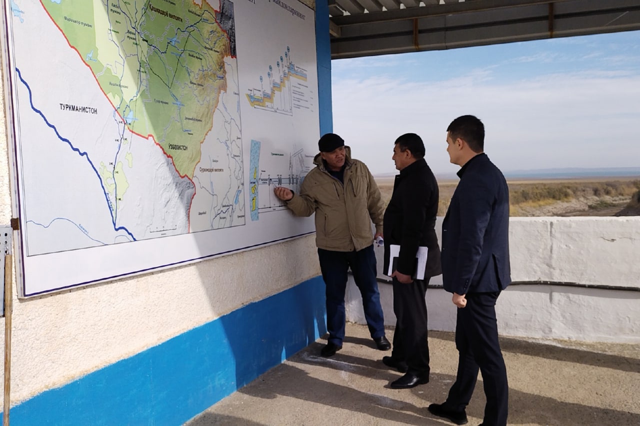 Сув хўжалиги вазирининг ўринбосари "Талимаржон" сув омборида бўлди