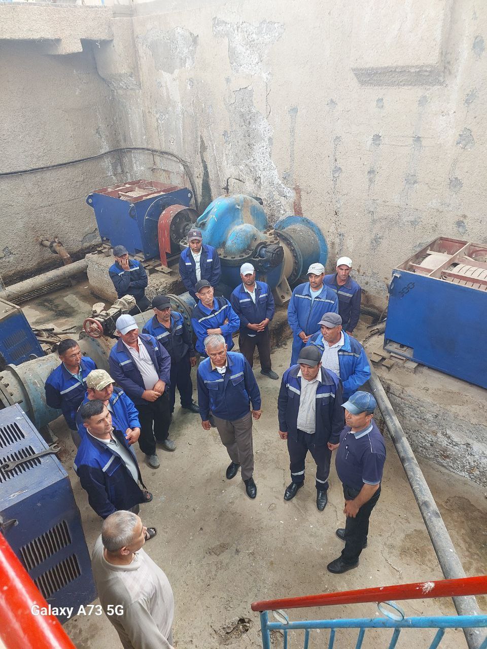 “ZAFAROBOD” NASOS STANSIYASIDA SEMINAR BO‘LIB O‘TDI